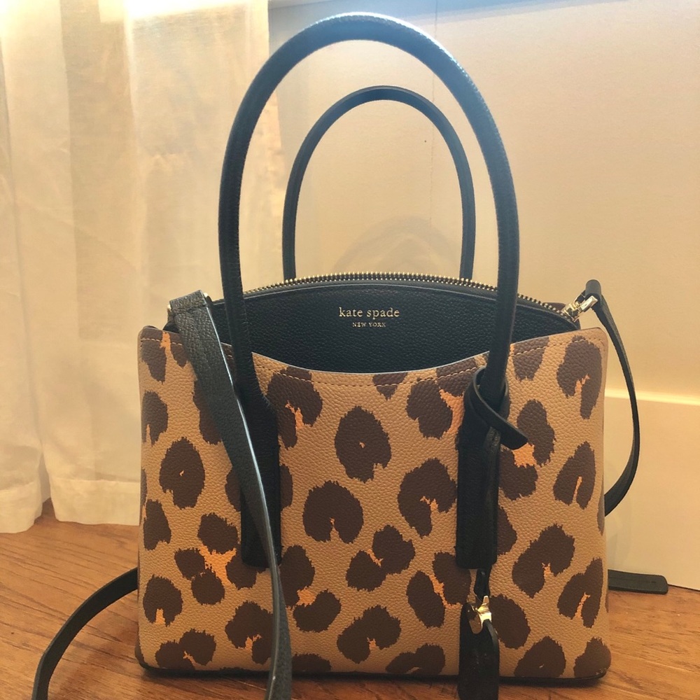 Kate Spade Margaux Leopard Medium Satchel